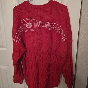 Red Disney Sweater Spirit Jersey